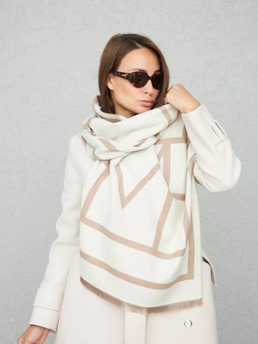 Палантин кашемировый шарф