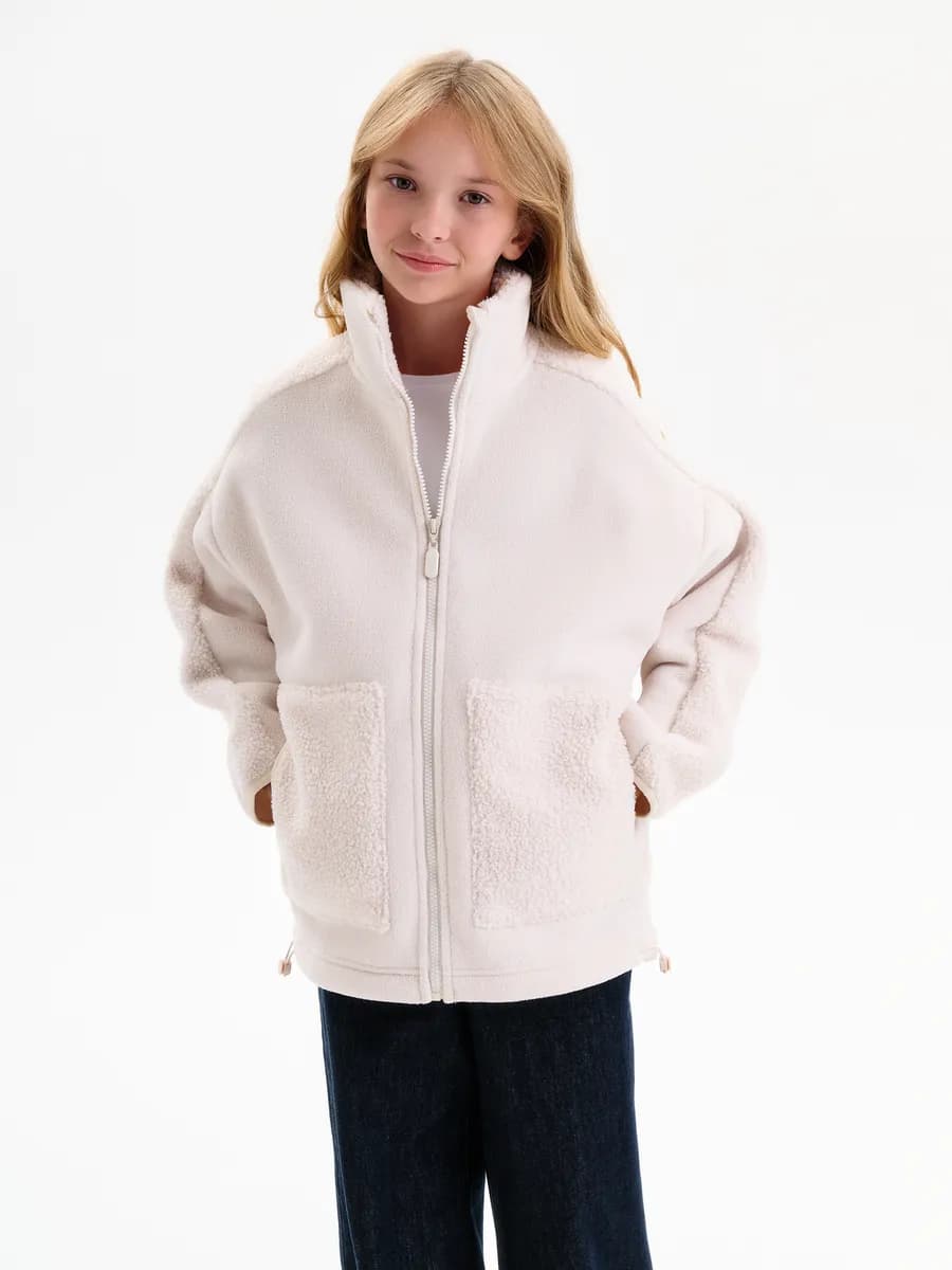 Кофта детская на молнии толстовка флисовая