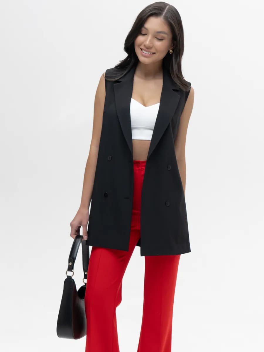 Жилет классический костюмный