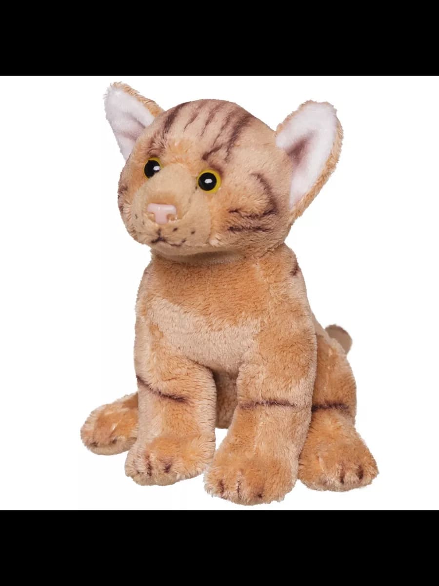 Мягкая игрушка Домашние любимцы Кошечка рыжая 15 см