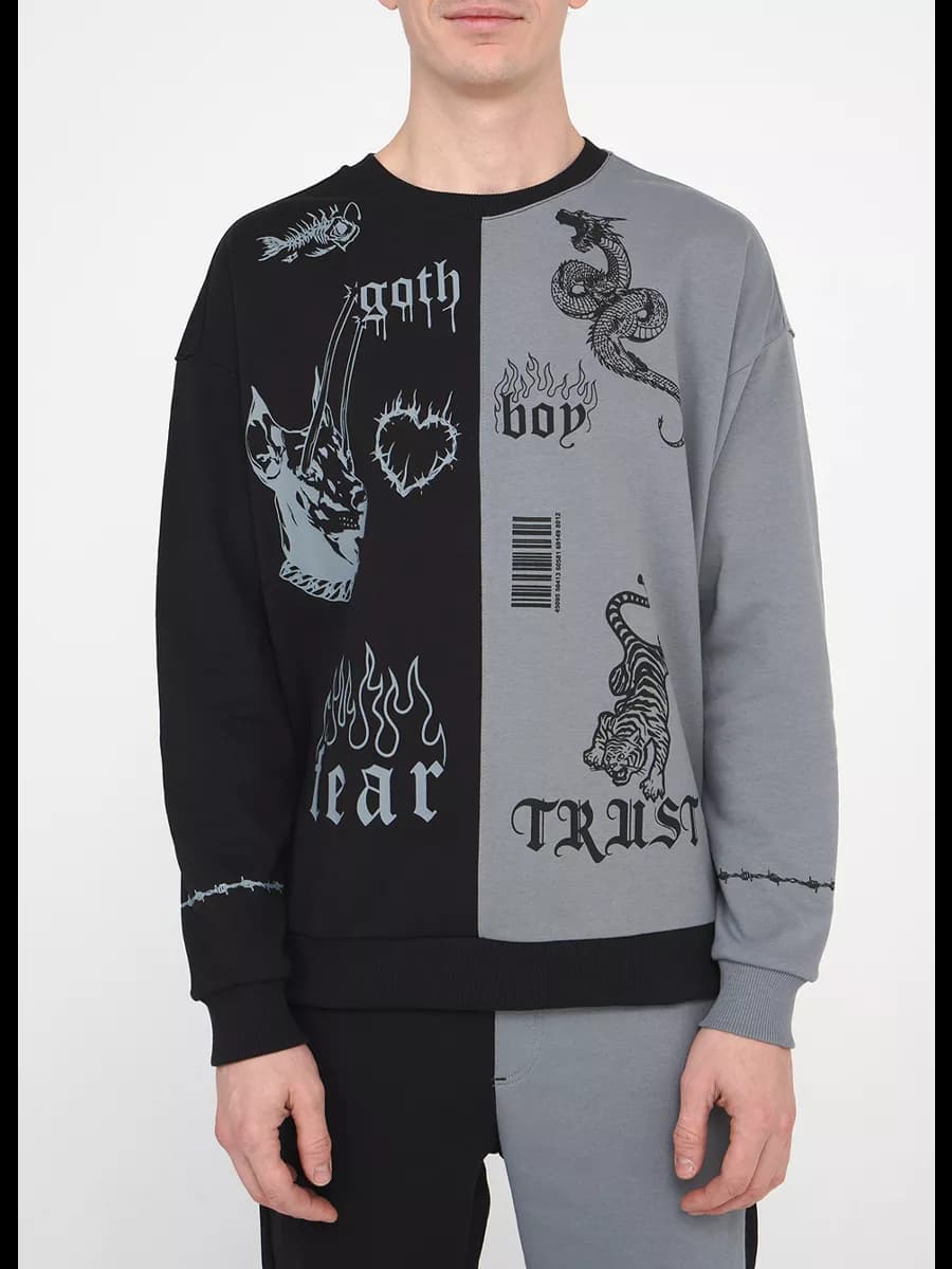 Свитшот с принтом