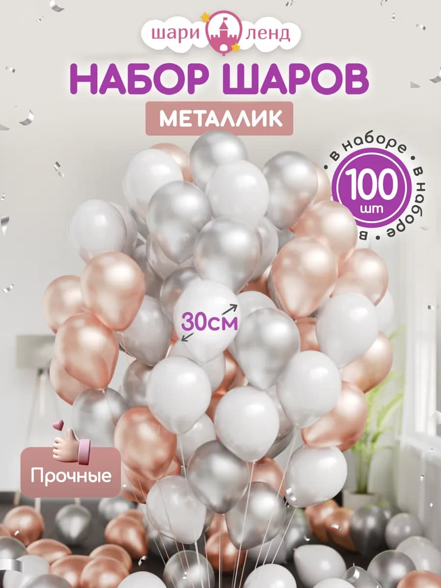 Шарики воздушные набор для праздника