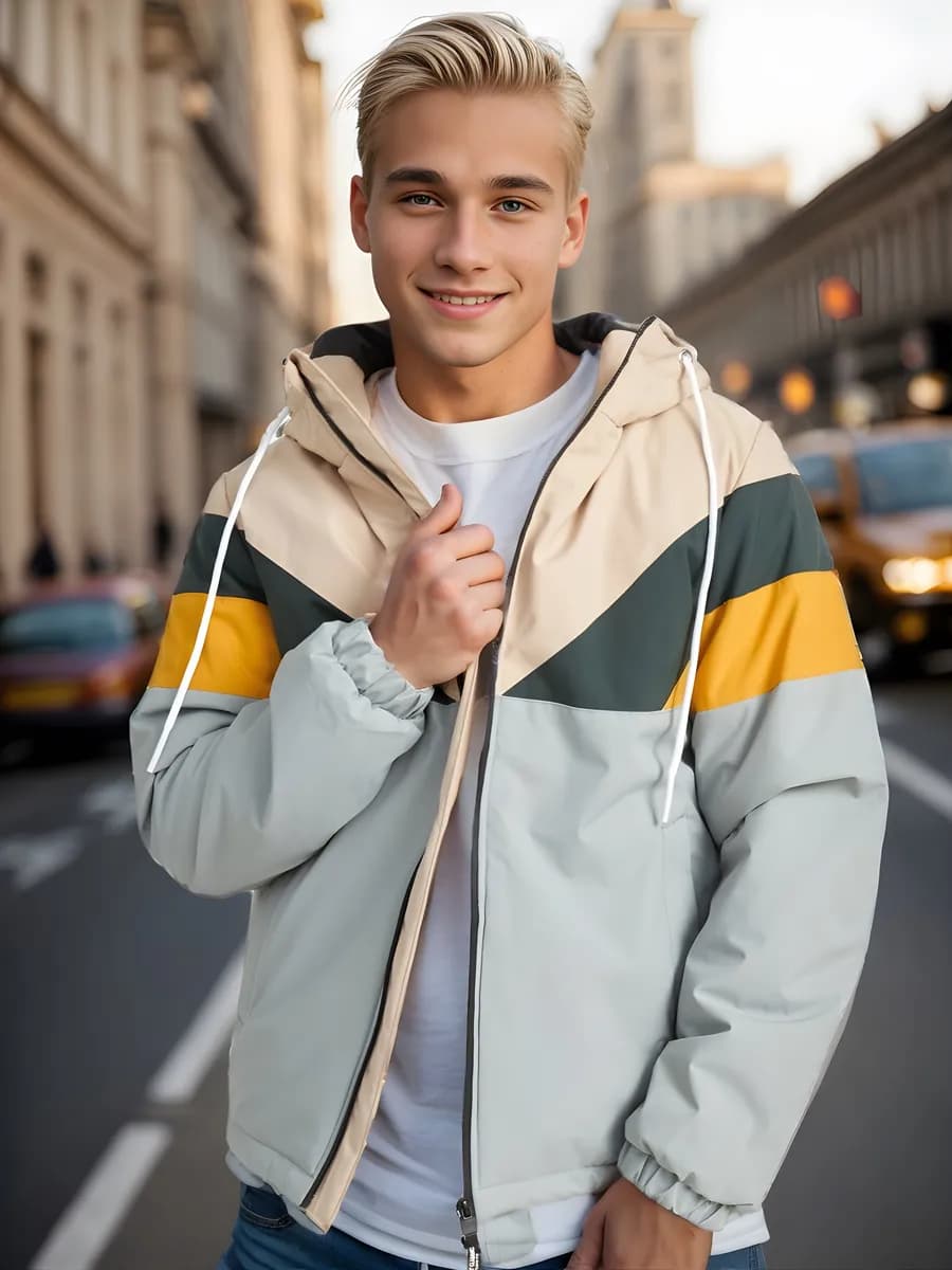 Куртка демисезонная c капюшоном