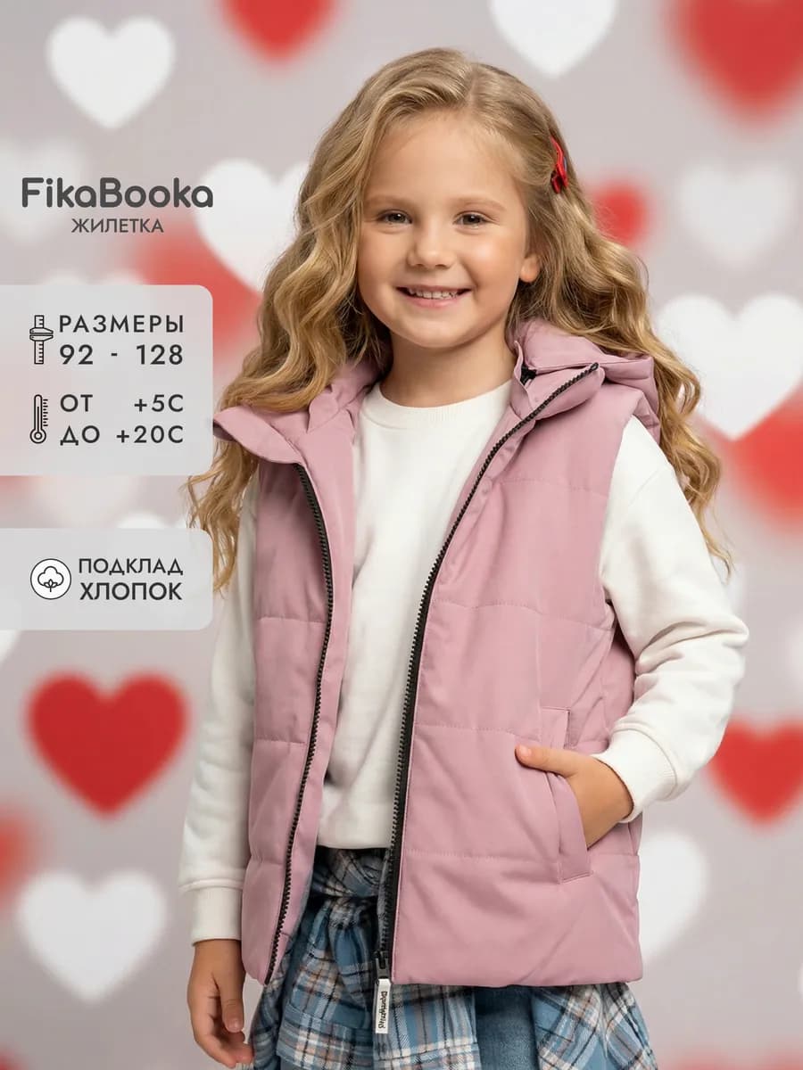 Жилетка демисезонная утепленная безрукавка