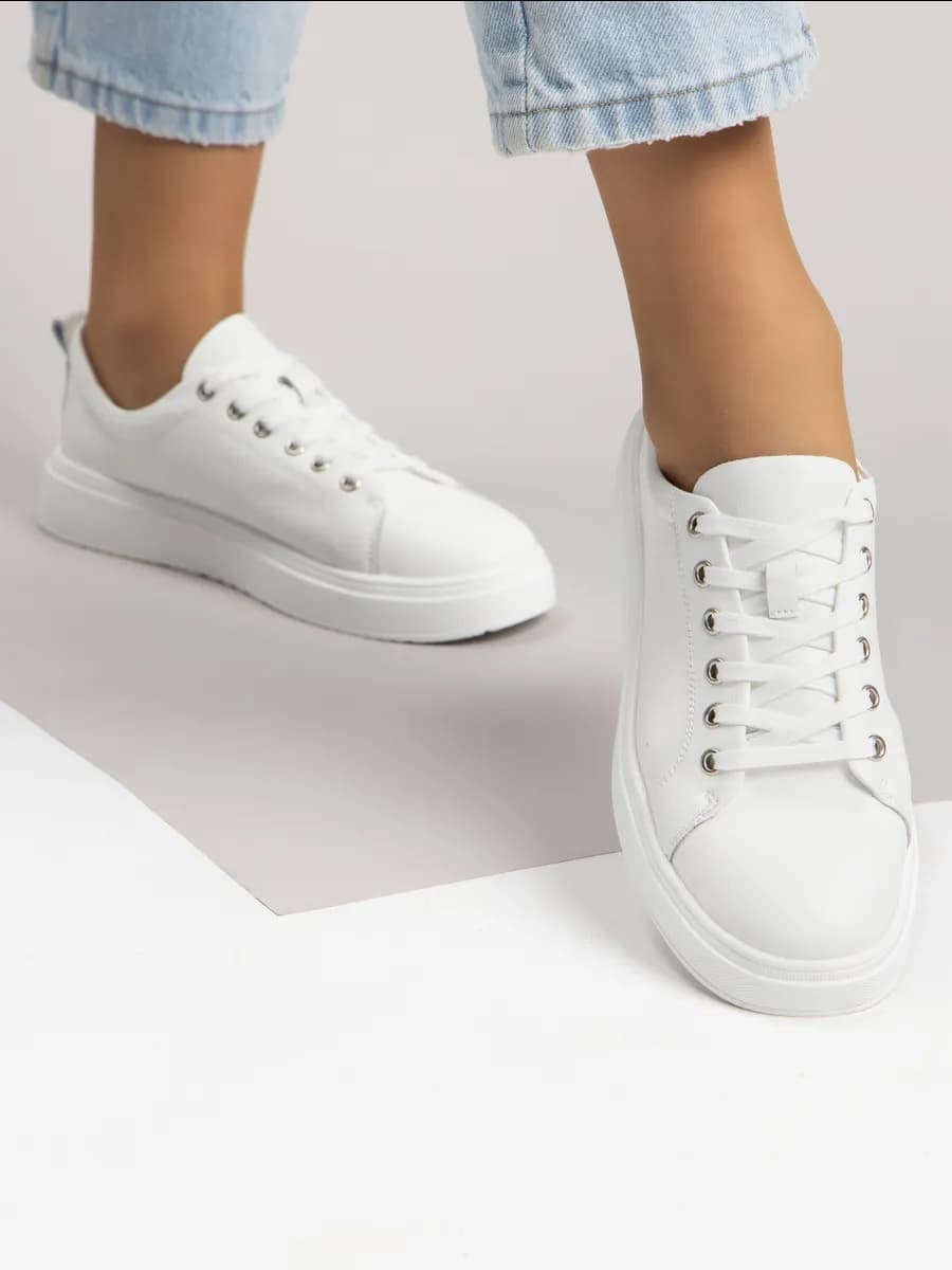 Кеды женские белые