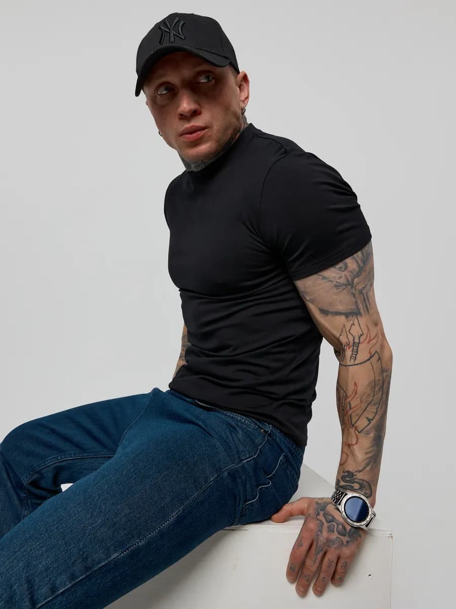 Футболка однотонная базовая хлопок