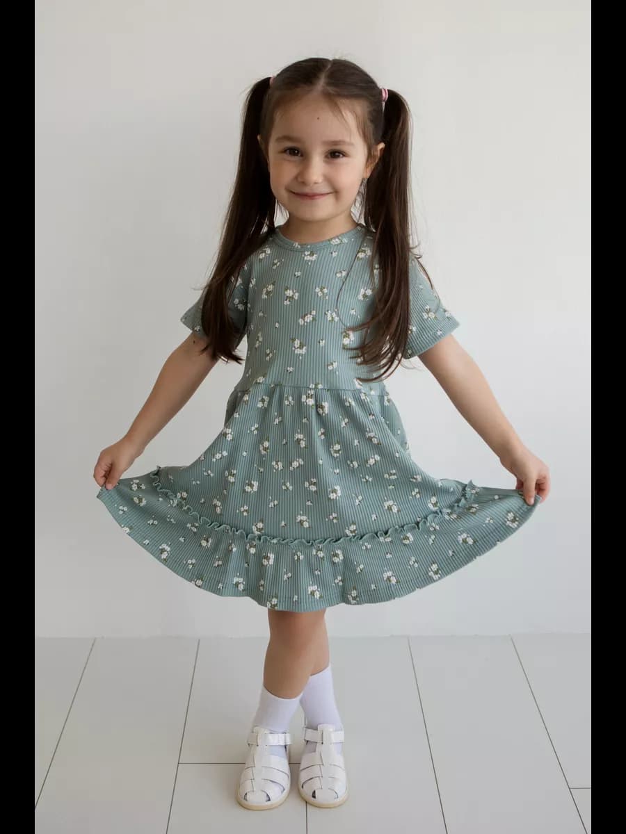 Нарядное платье для девочки в садик повседневное