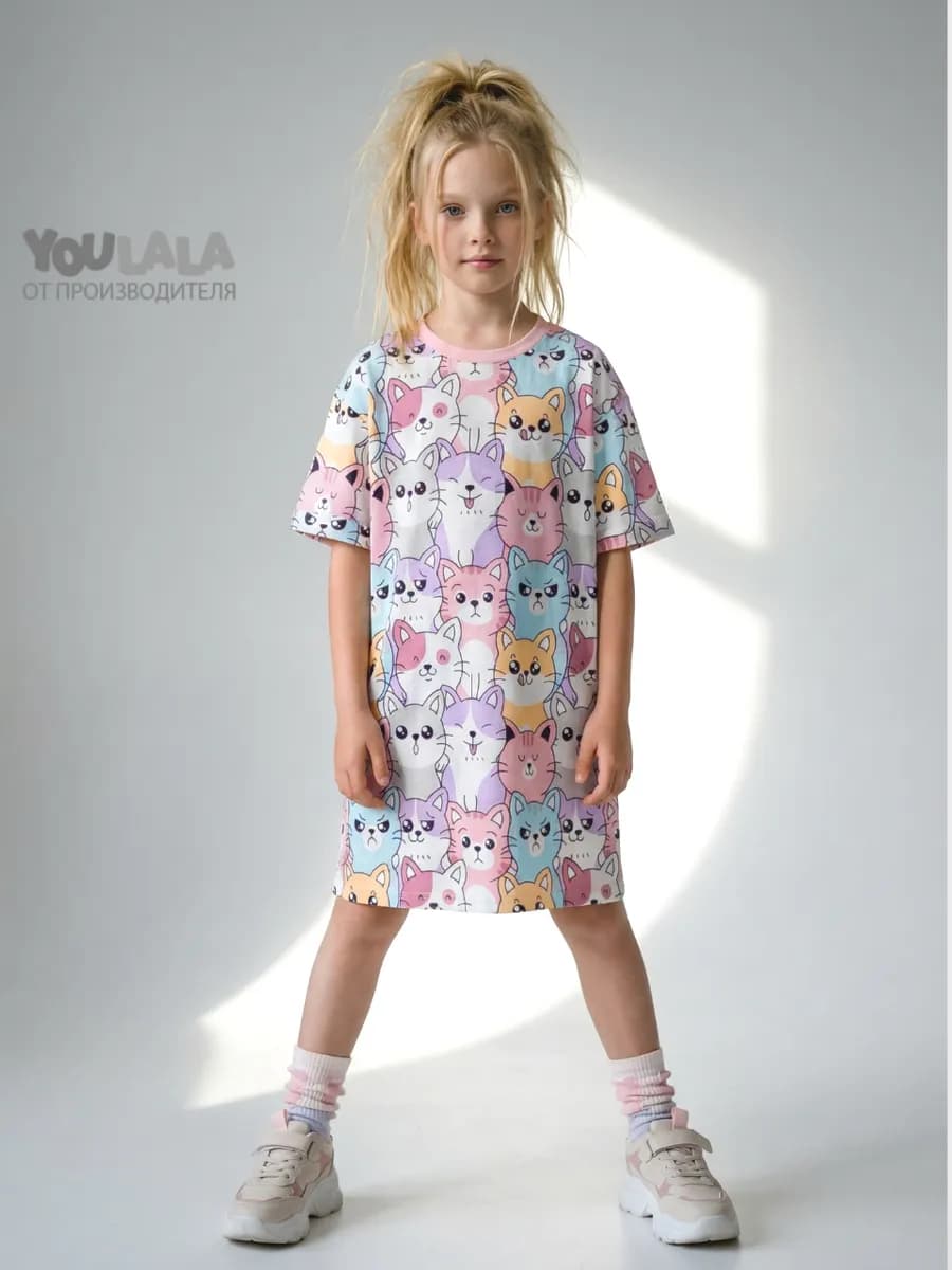 Платье домашнее для девочки