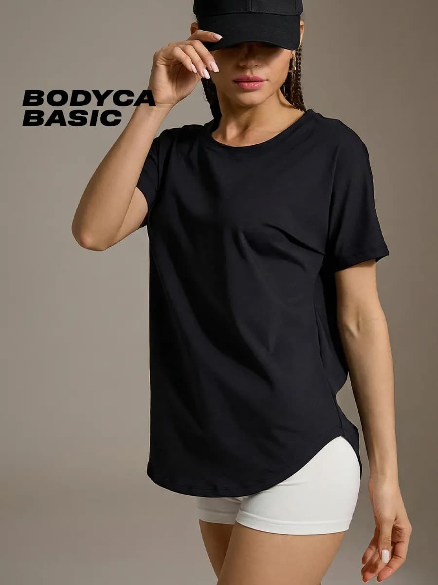 Футболка спортивная удлиненная