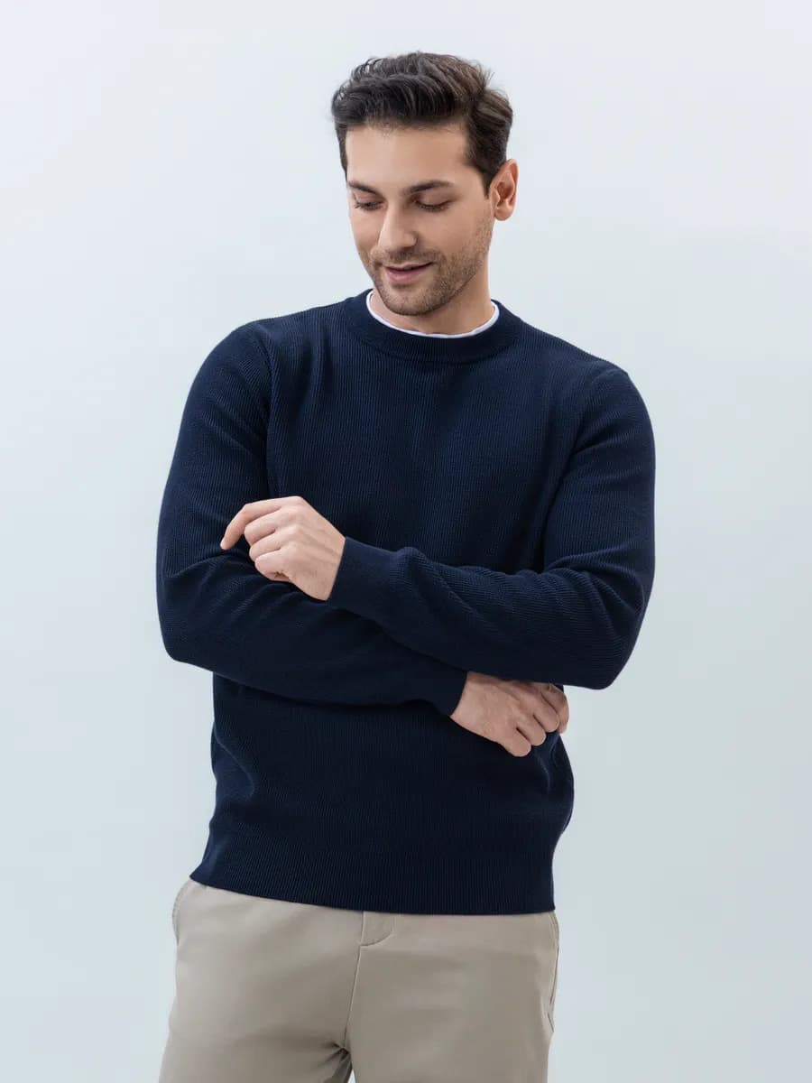 Джемпер мужской теплый из хлопка