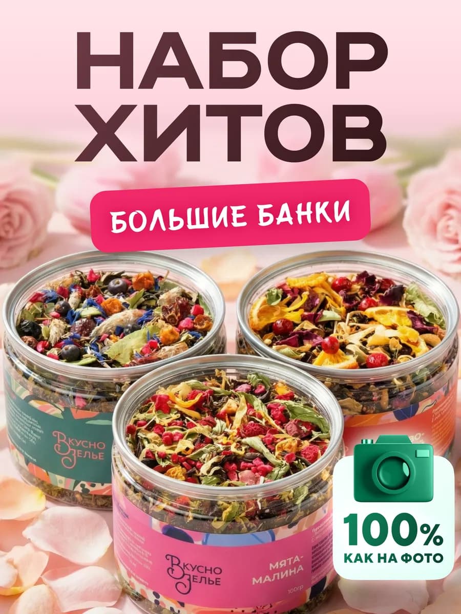 Подарочный набор чая "ХИТЫ" листовой