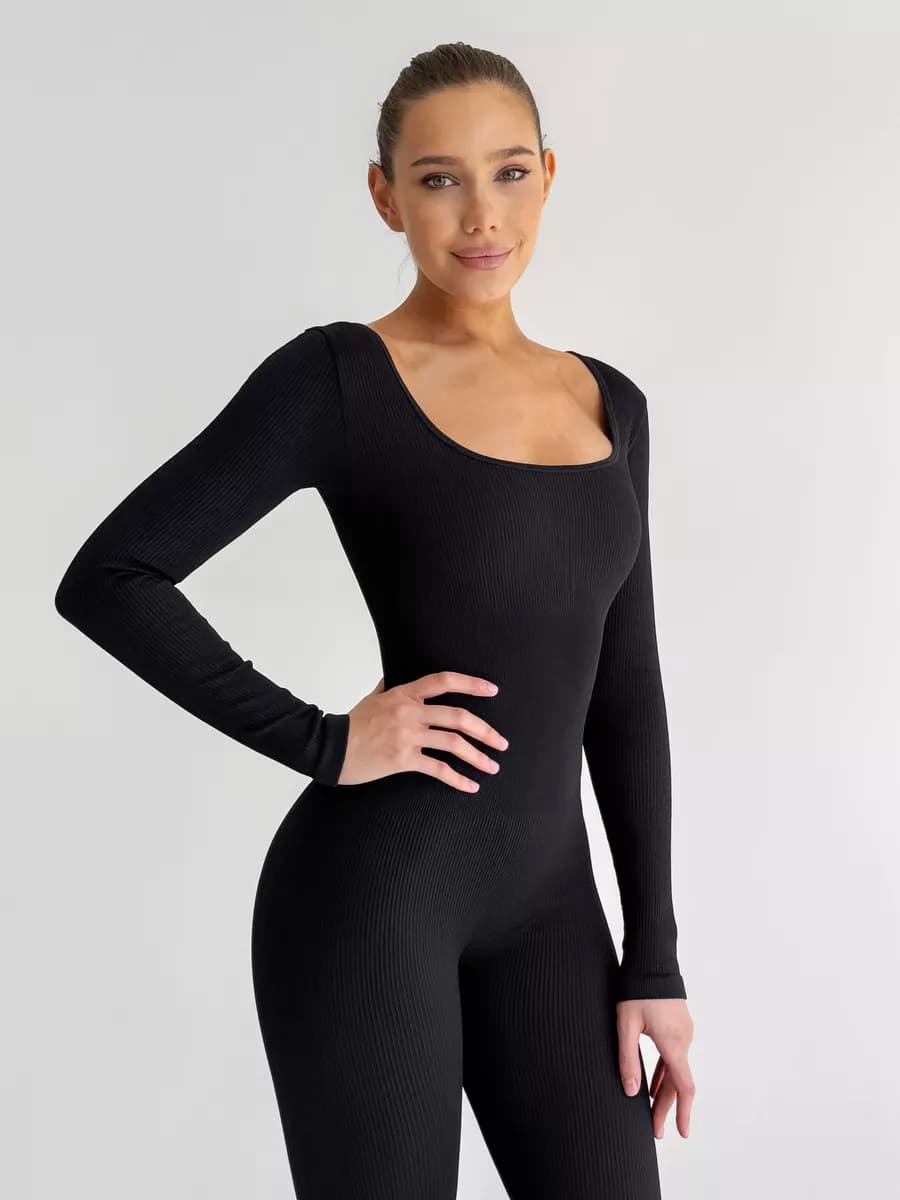 Комбинезон спортивный для фитнеса йоги