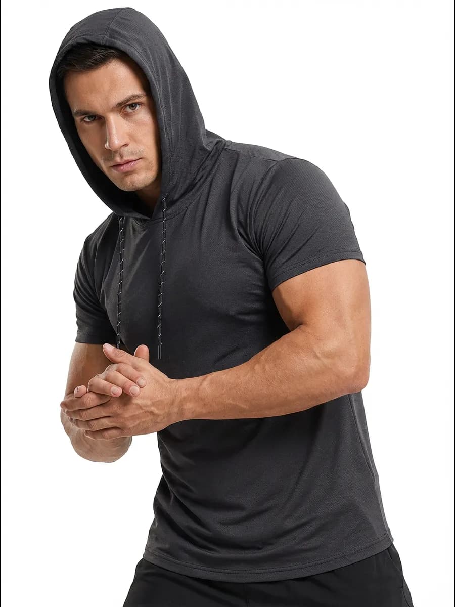 Футболка с капюшоном спортивный рашгард