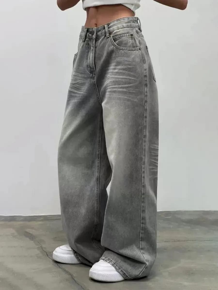 Джинсы широкие багги y2k