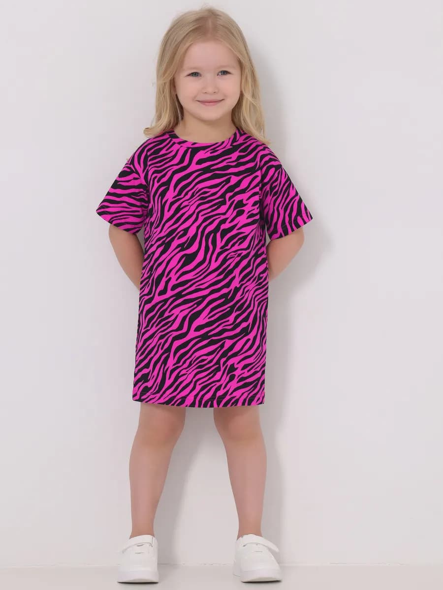 Платье - футболка в садик туника детская