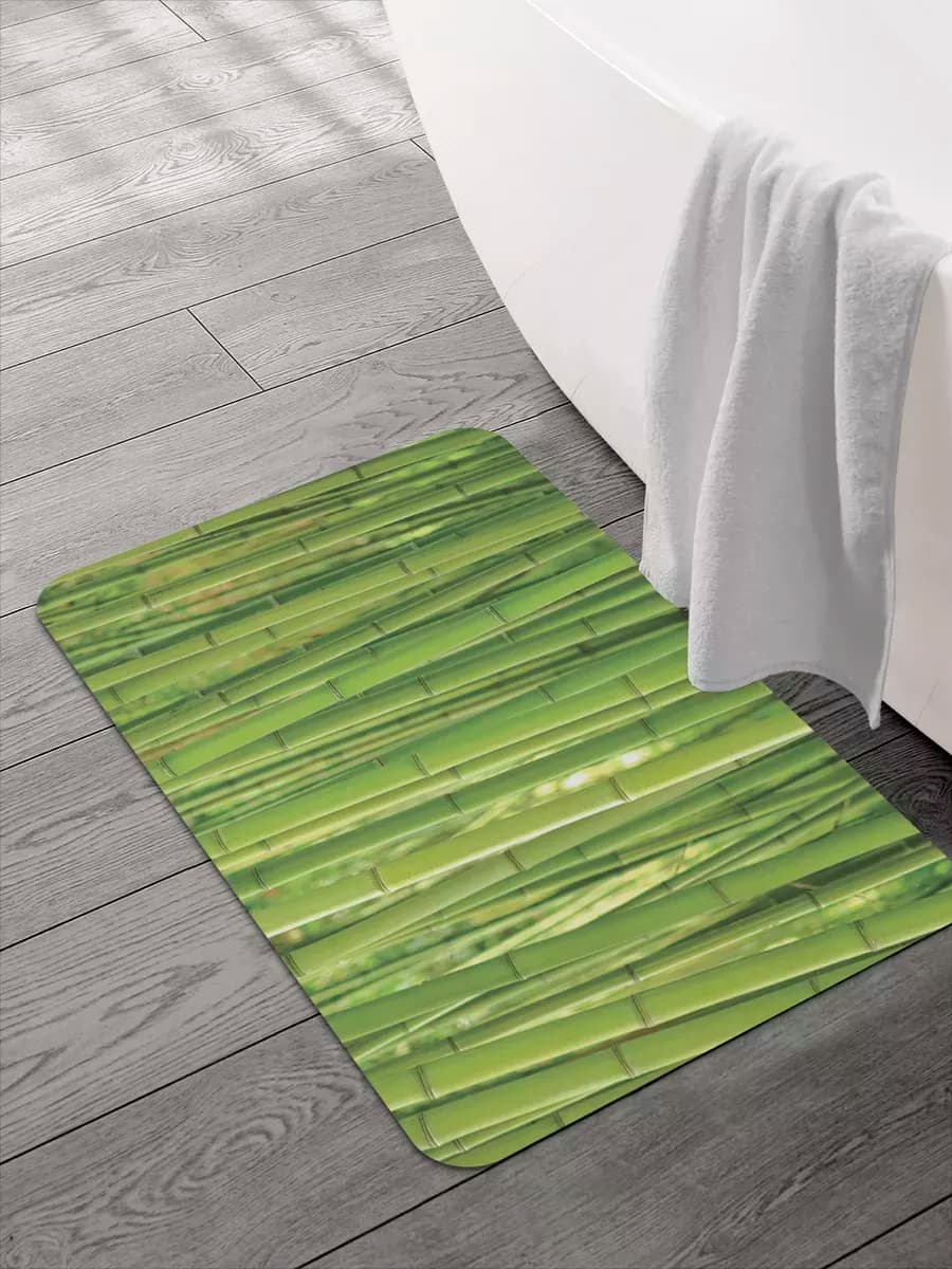 Коврик для ванной и туалета 58x38 см "Бамбуковый секрет"