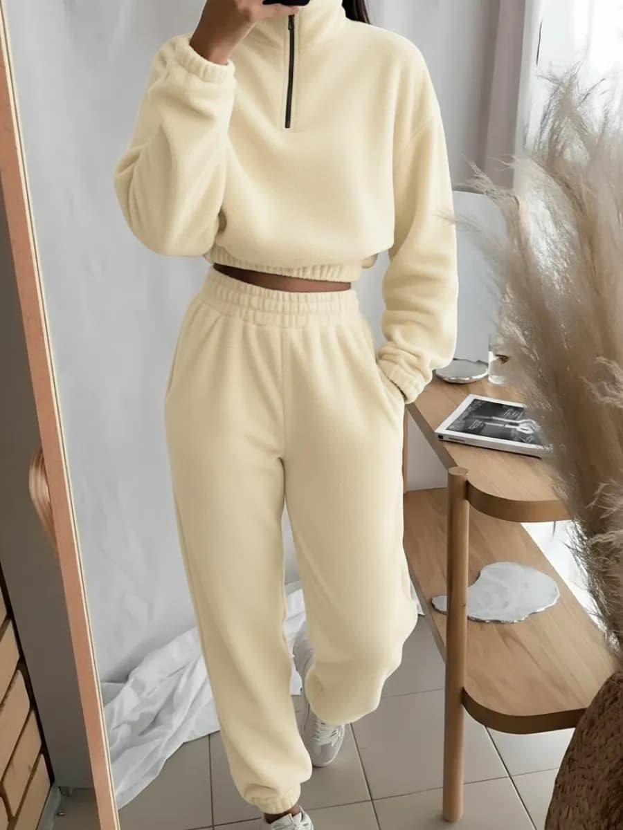 Спортивный костюм флисовый на молнии