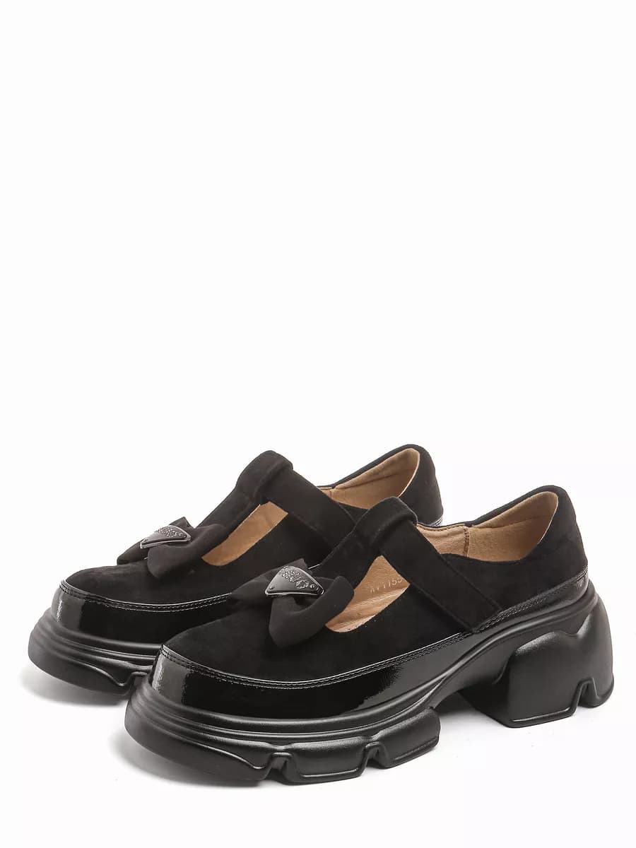 Лоферы детские школьные замшевые