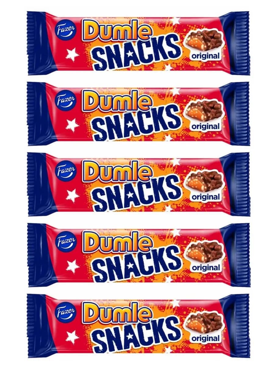 Шоколадные батончики Dumle Snacks 5 шт по 40г