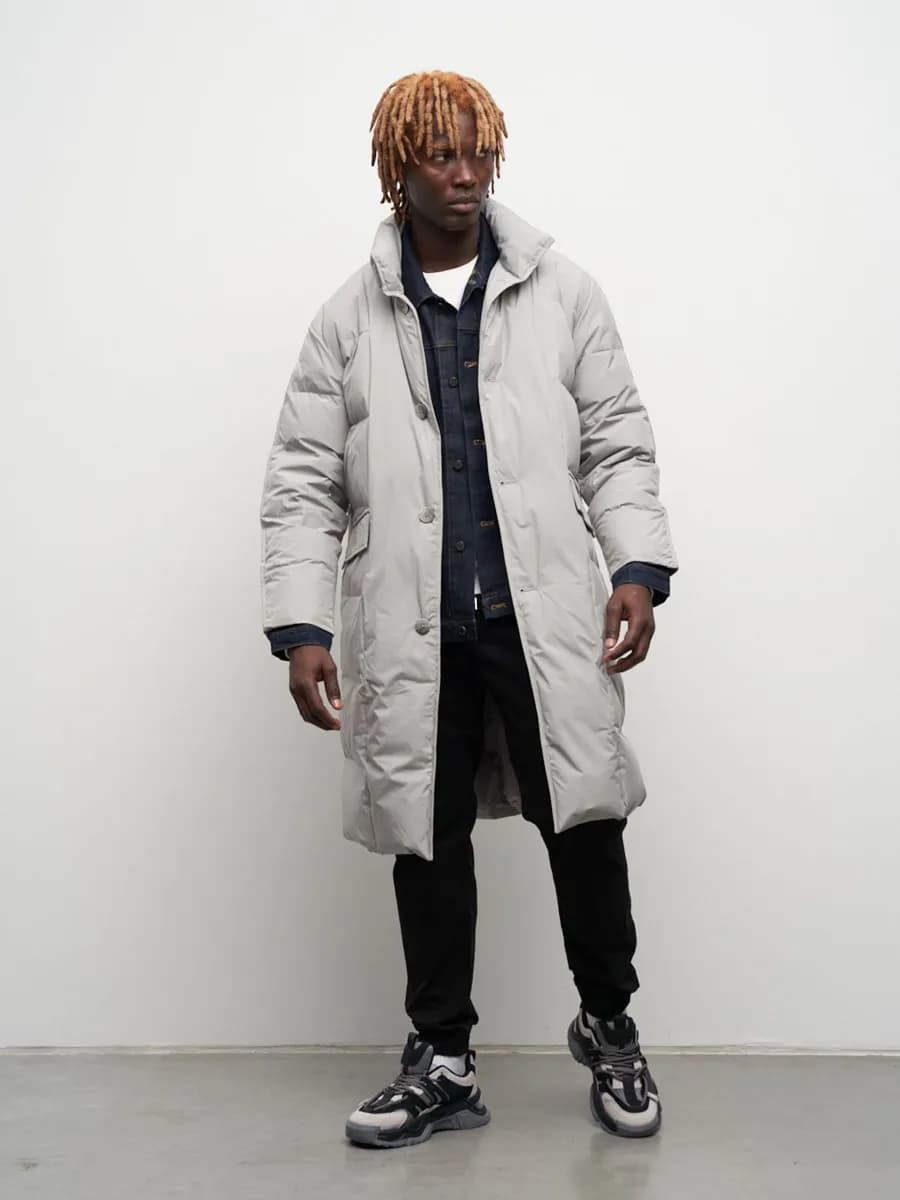 Зимняя куртка удлиненная