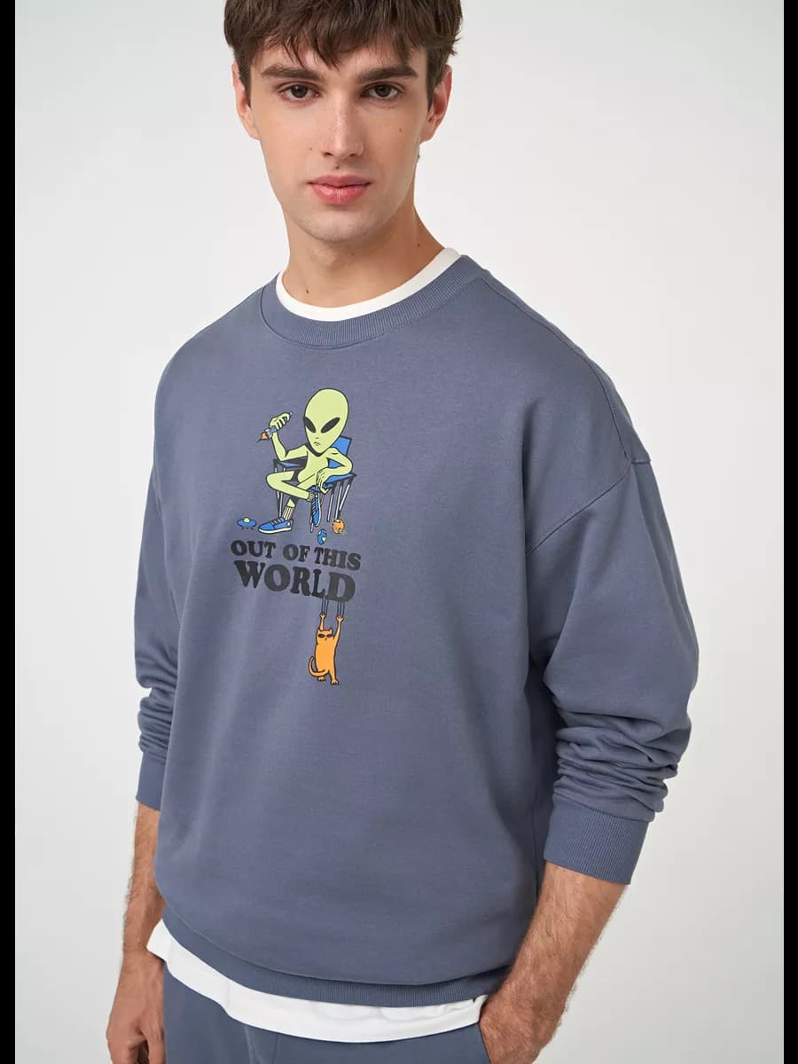 Свитшот с принтом