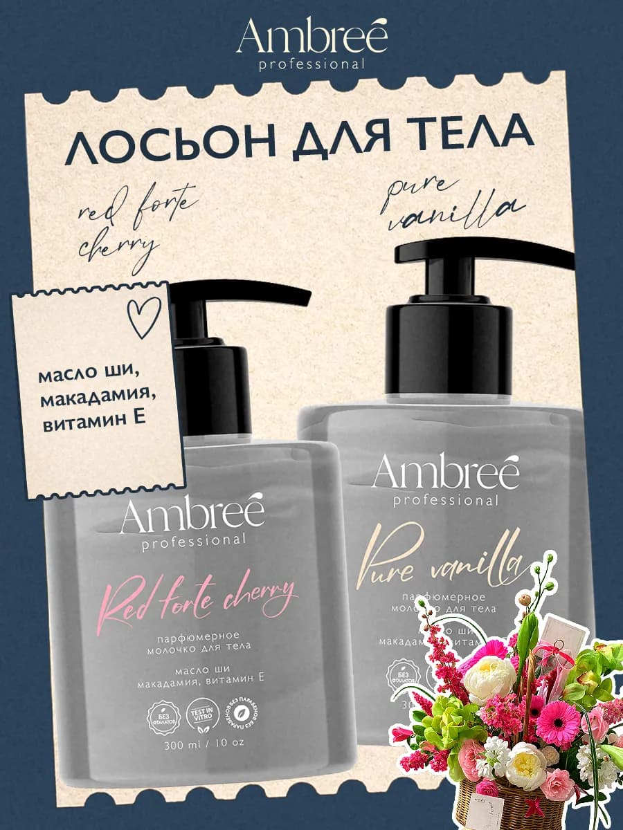 Молочко для тела парфюмированное 2 шт