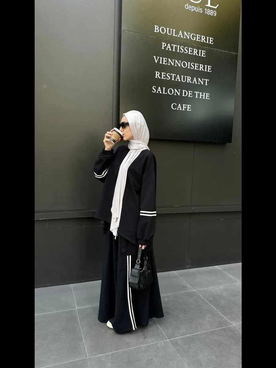 Мусульманская одежда для женщин спортивный костюм с юбкой