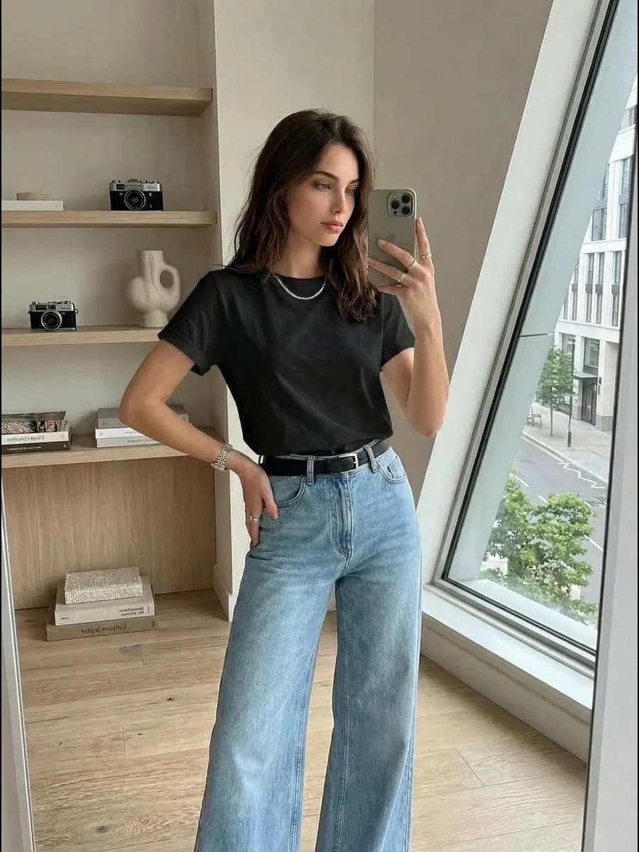 Футболка базовая однотонная