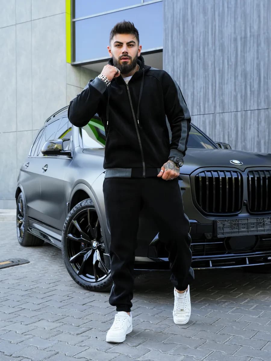 Вельветовый костюм c начесом