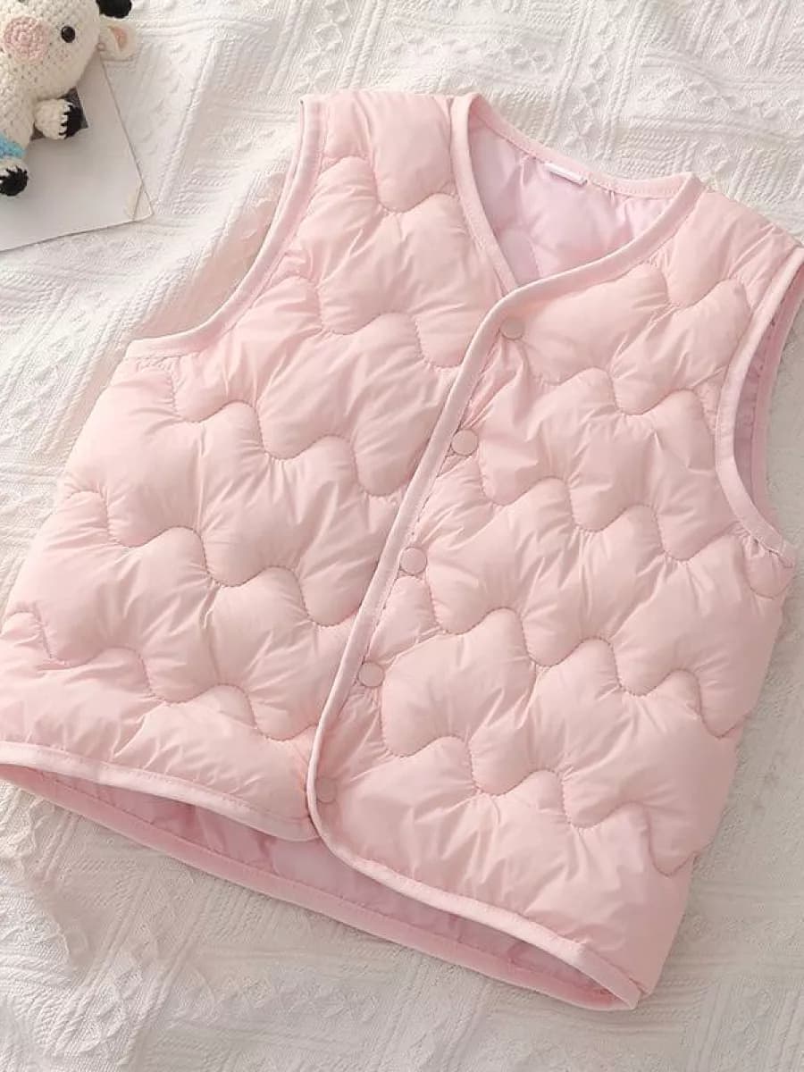 Ультралегкая жилетка для девочки на осень базовая