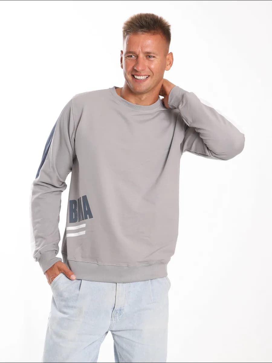 Свитшот оверсайз хлопок