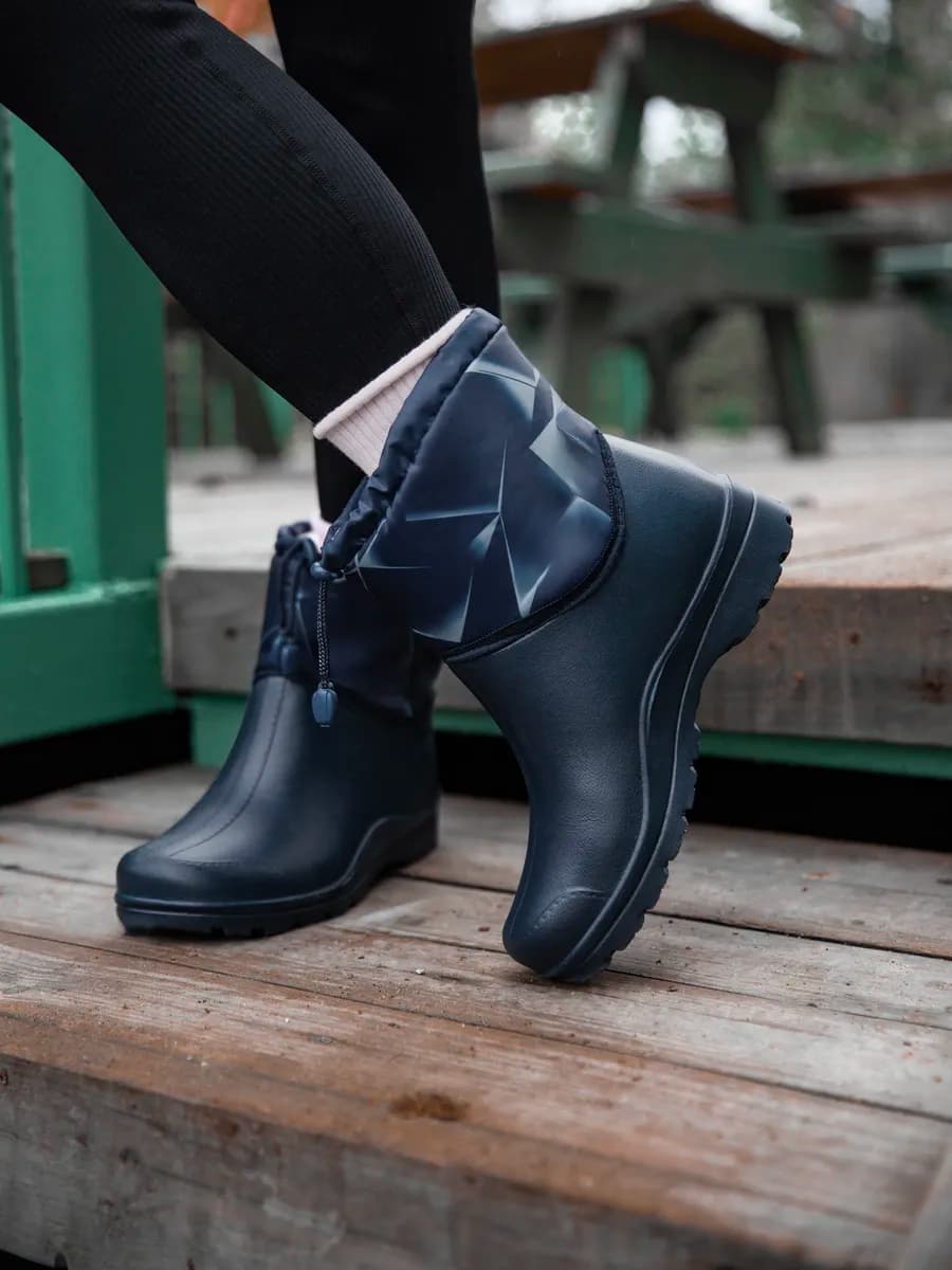 Сапоги резиновые зимние утепленные ЭВА