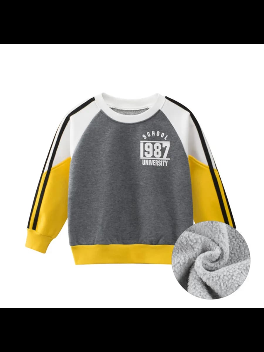 Детский свитшот с начесом на каждый день