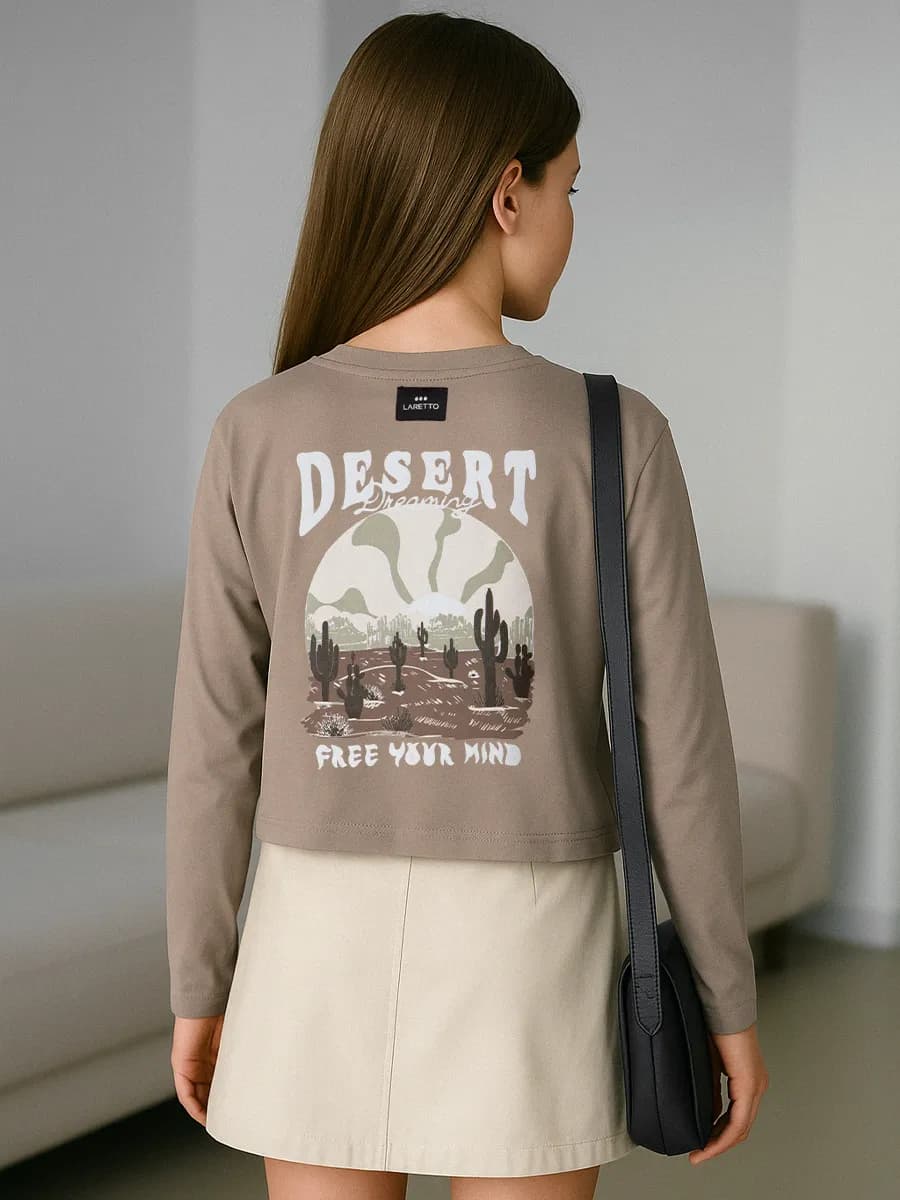 Лонгслив трикотажный для девочки