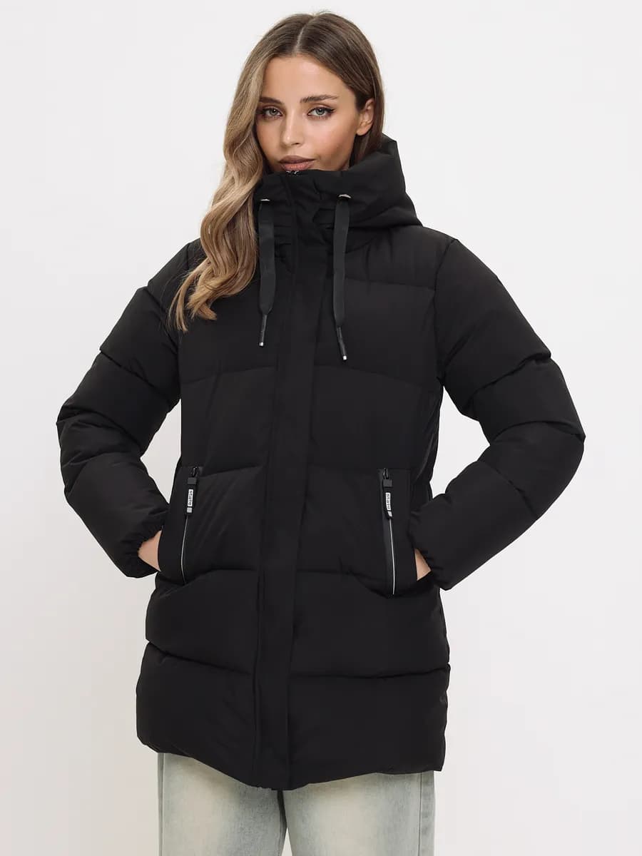 Куртка зимняя утепленная длинная