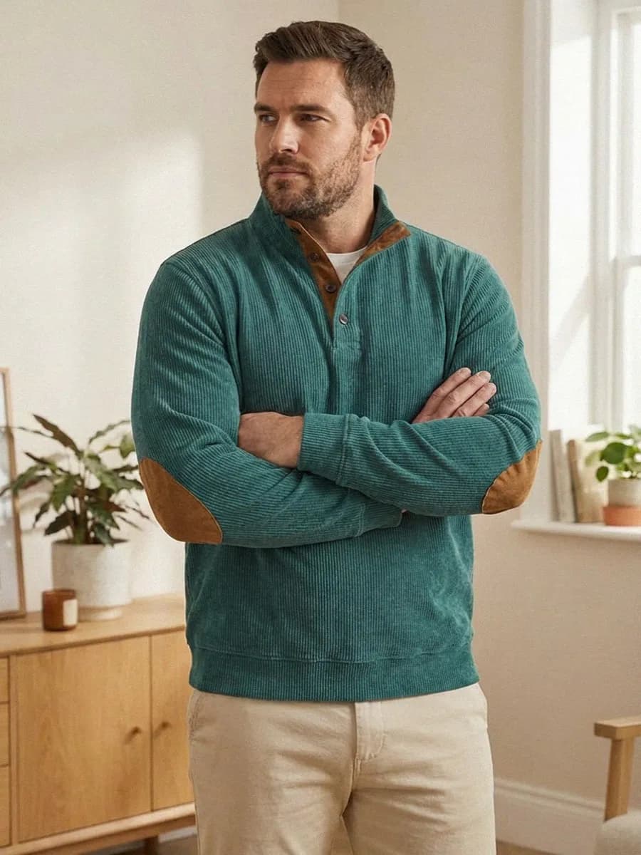 Джемпер мужской зеленый