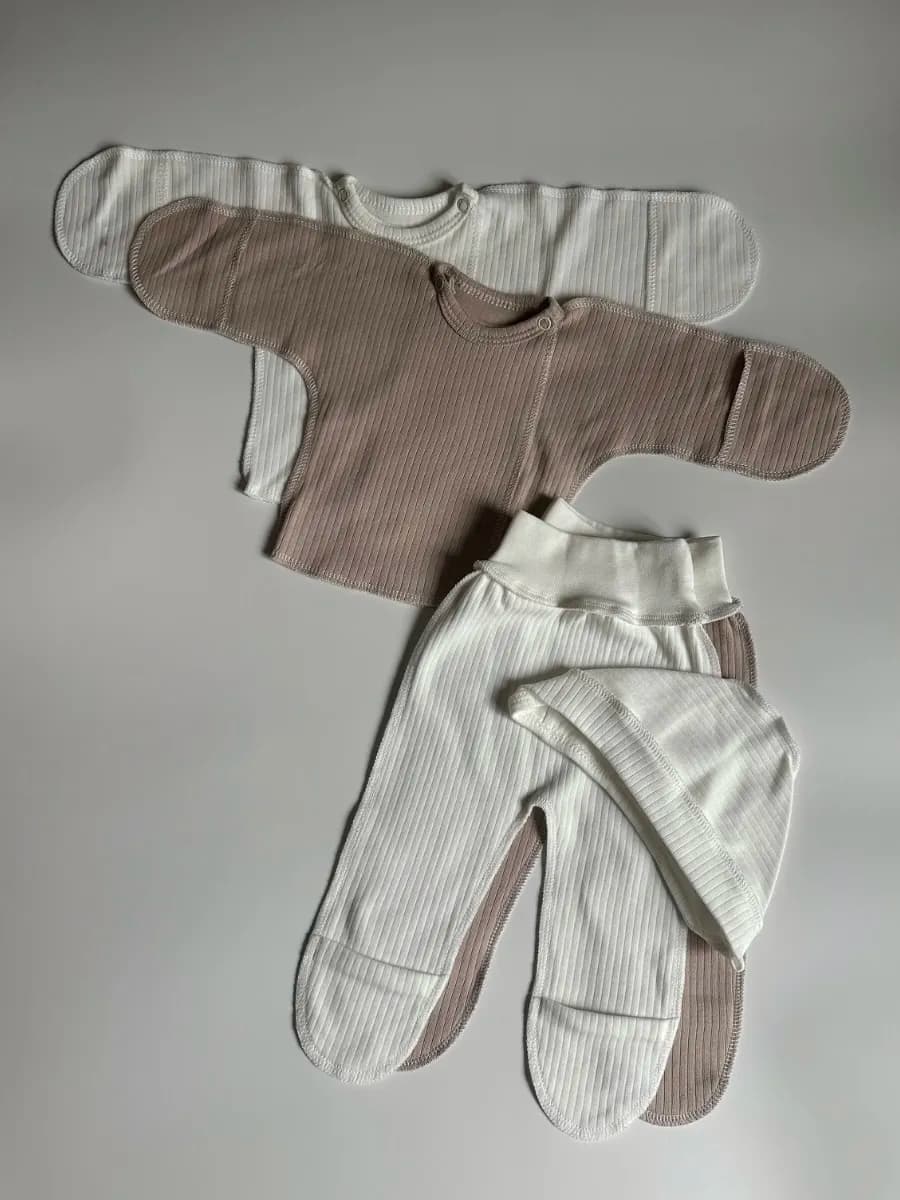 Набор распашонок и ползунков новорожденных, детская одежда