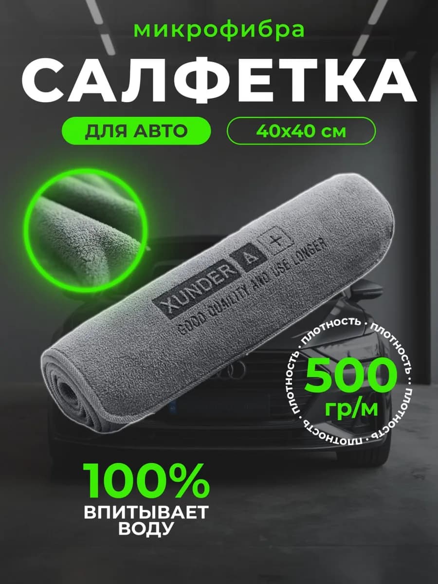 Салфетка микрофибра для автомобиля