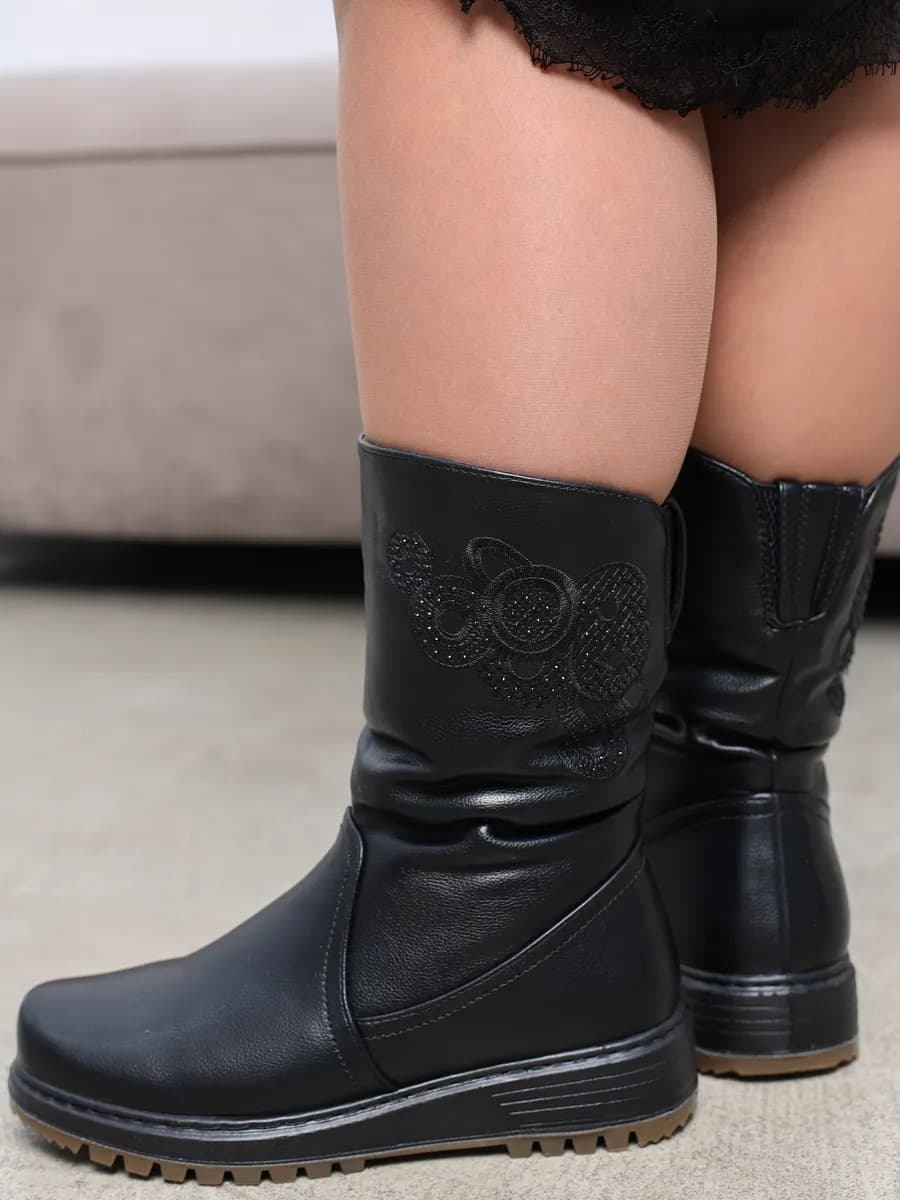 Полусапожки женские зимние сапоги