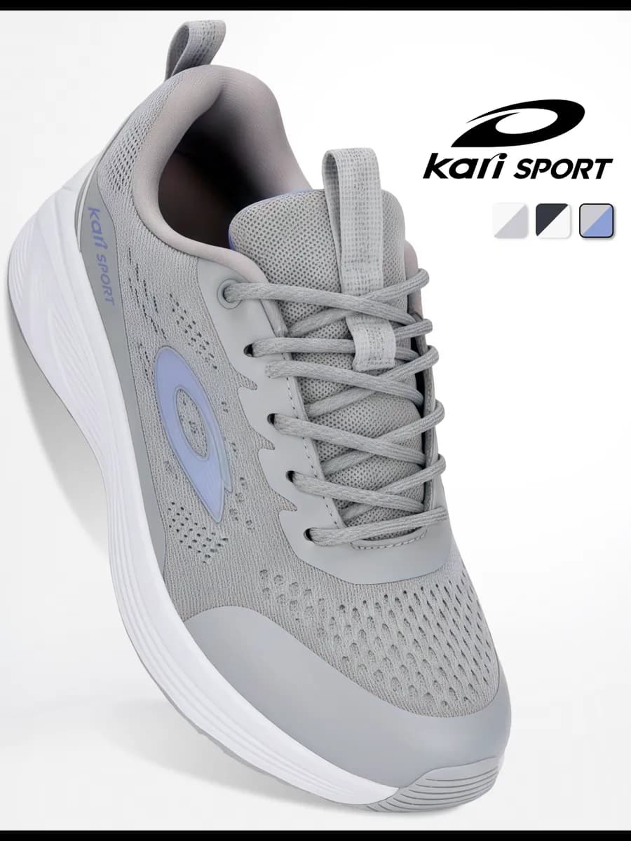 Кроссовки серые дышащие для бега