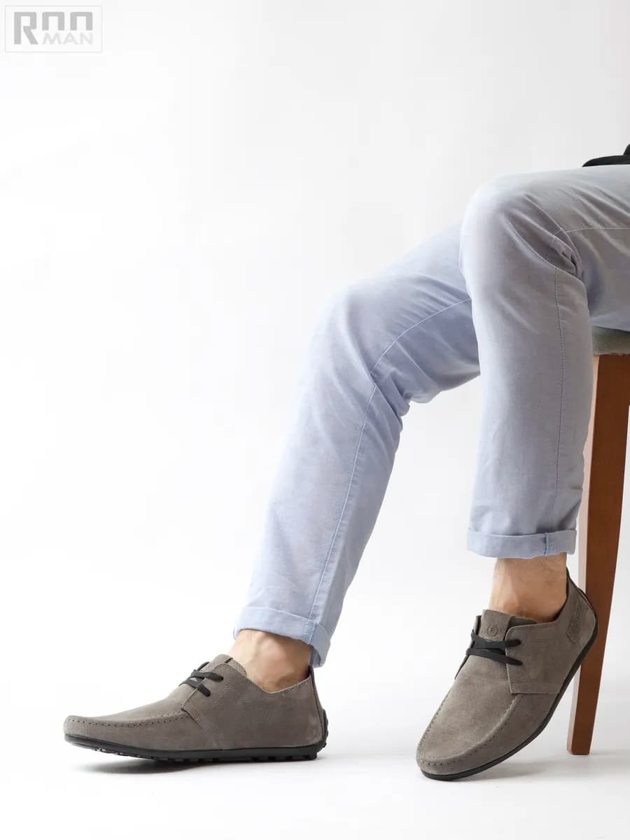 Мокасины кожаные