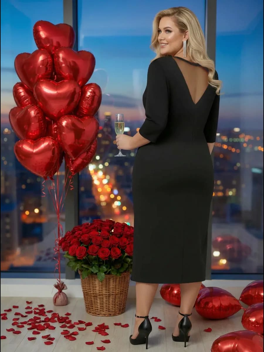 Платье вечернее праздничное большие размеры