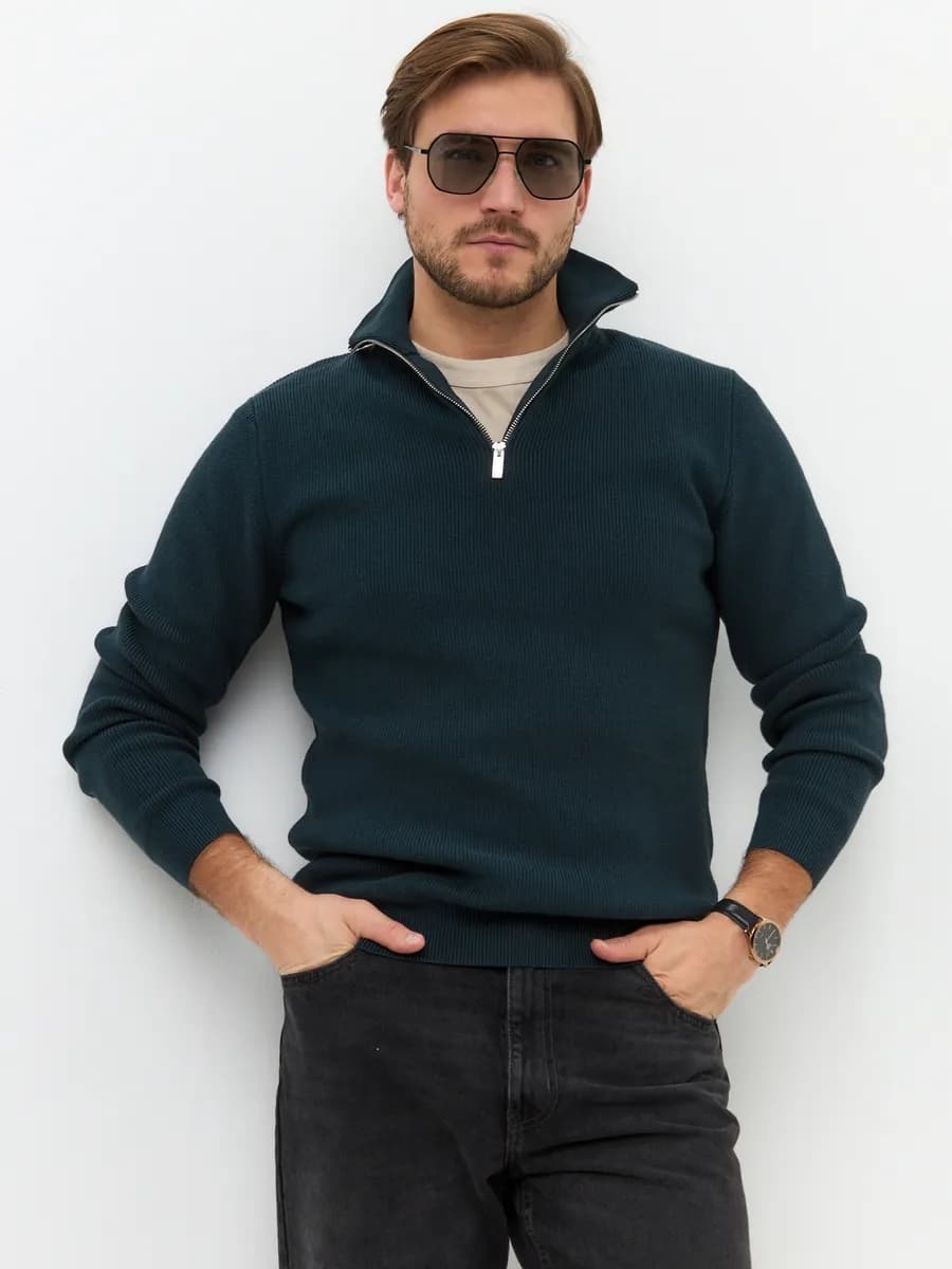 Джемпер на молнии кофта