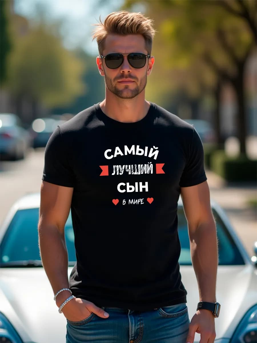 Футболка с принтом