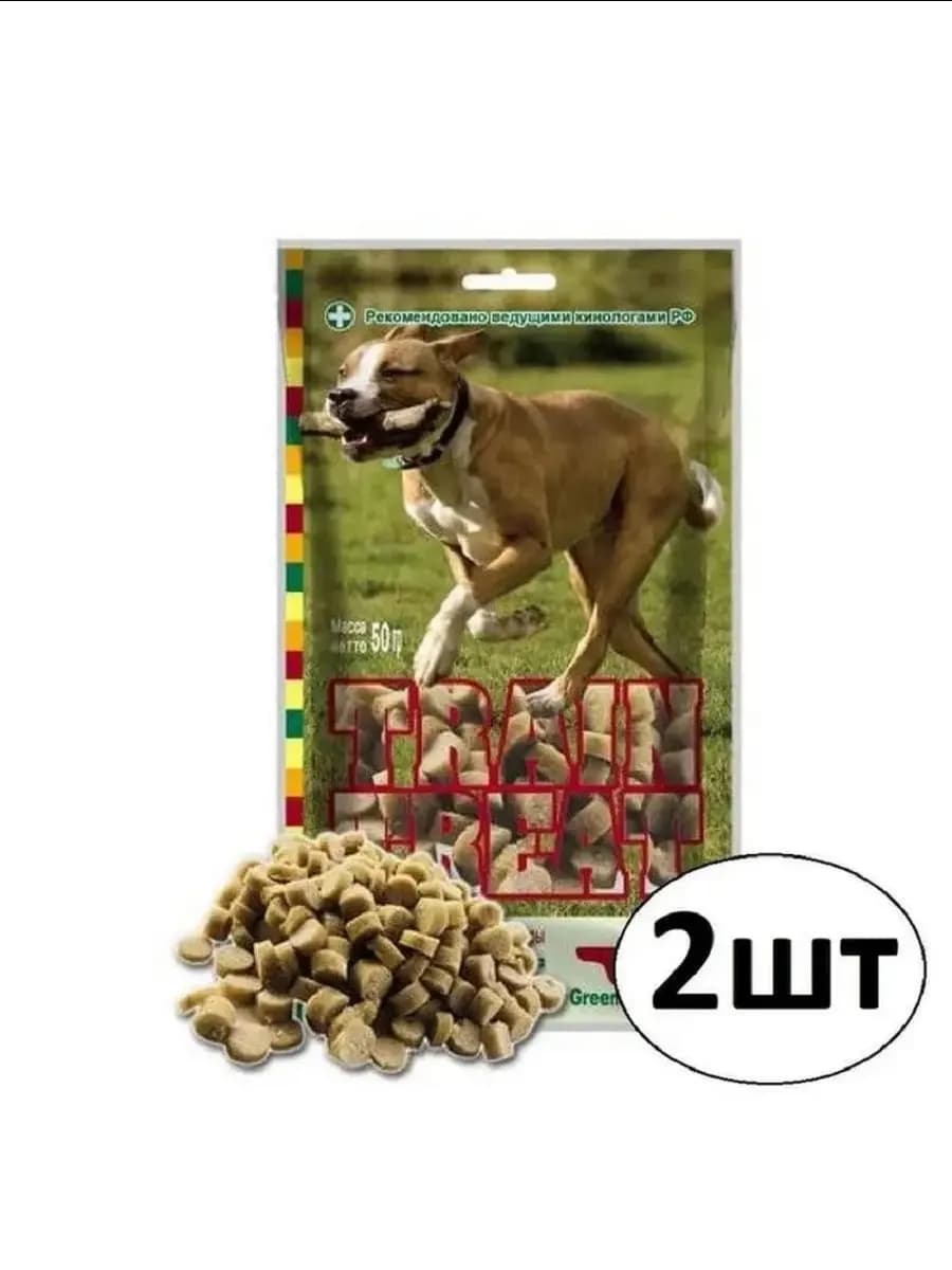 Лакомство для собак Дрессура №2(Индейка + треска) 2шт по 50г