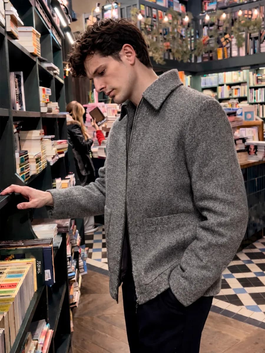 Пальто демисезонное короткое теплое