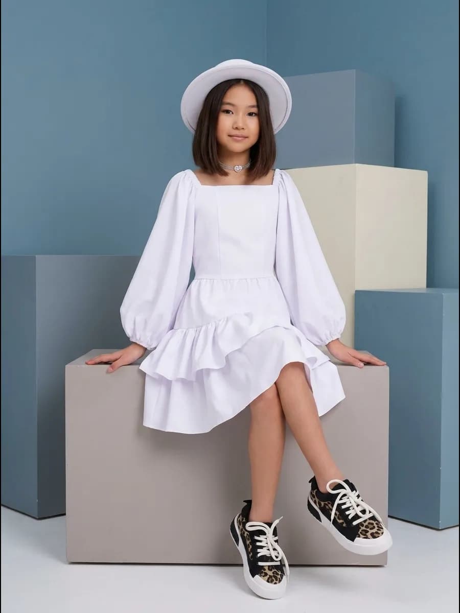 Длинное вечернее платье для девочки