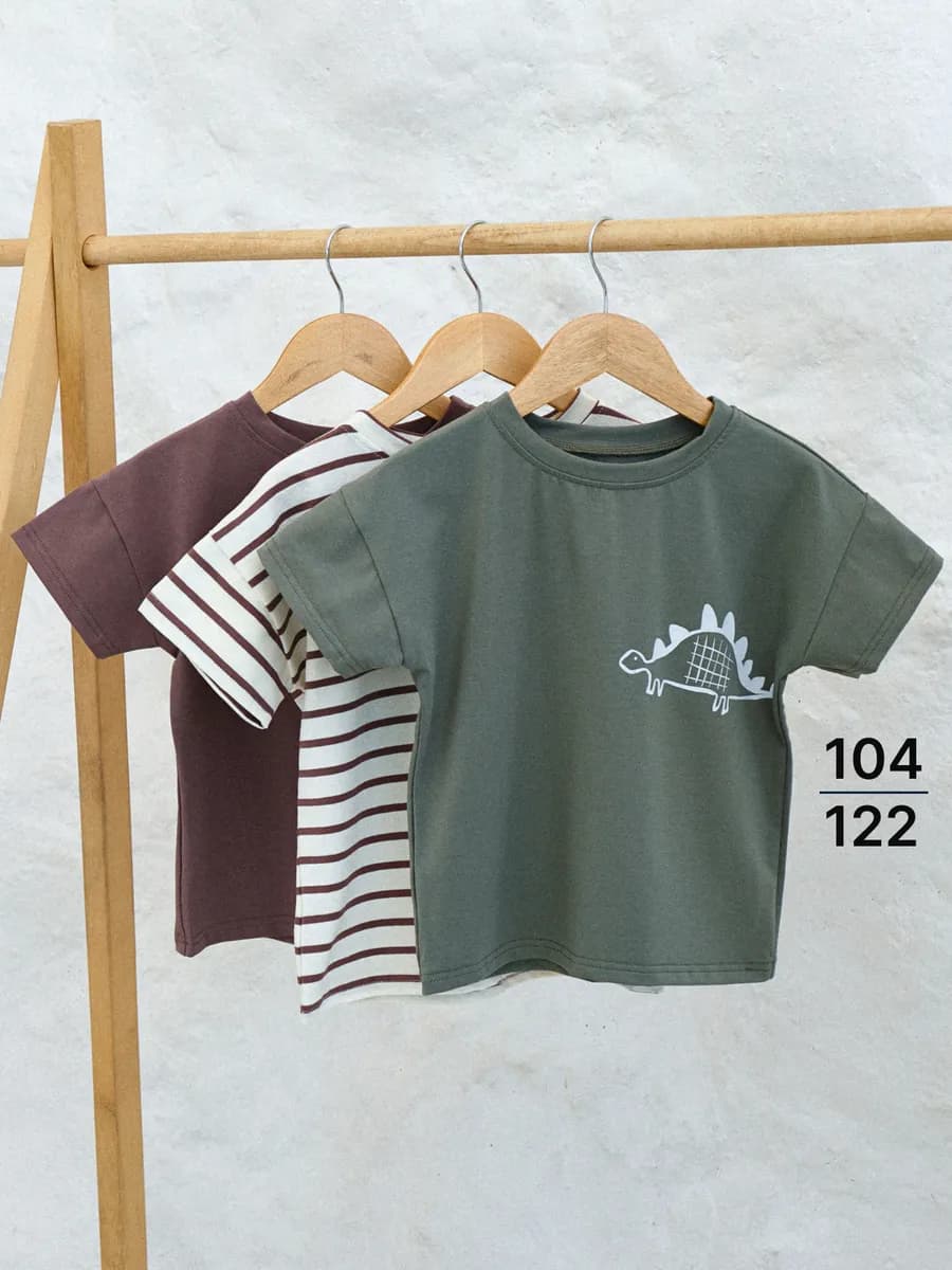 Футболка для мальчика оверсайз набор 3 шт