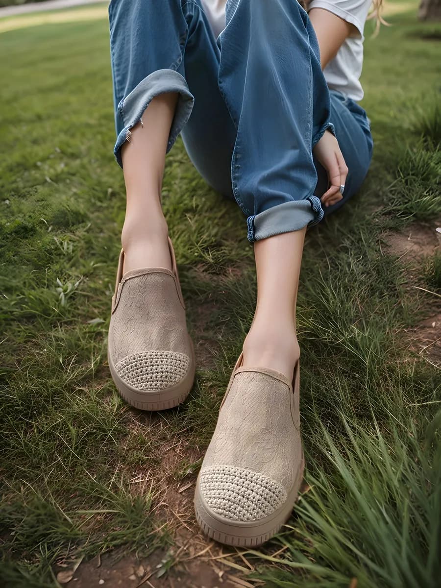 Кеды слипоны без шнурков