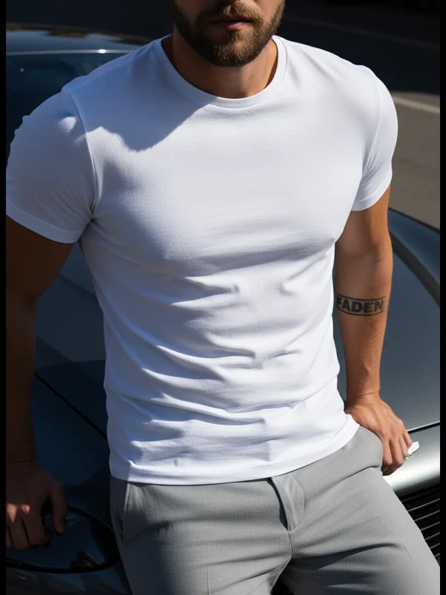 Футболка базовая хлопок